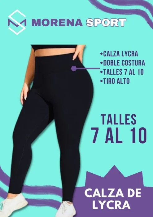 Calzas Lycra Talles Especiales