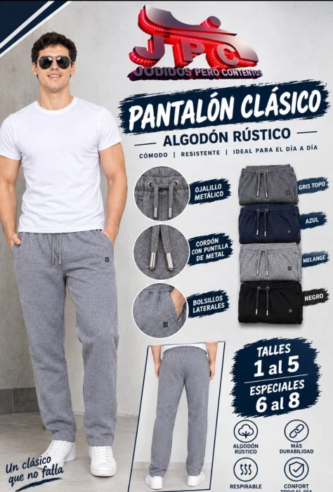 Jogging Clasico Rústico