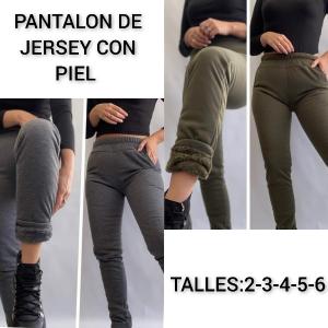 Pantalón con Piel