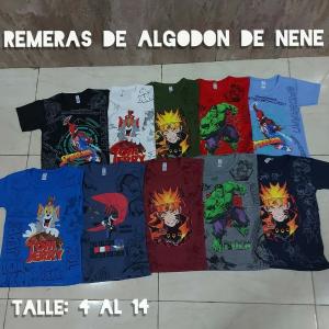 Remera Algodón Unisex Niño/a