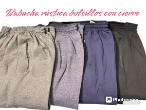 Jogging Frizado con Cierre Talle Especial