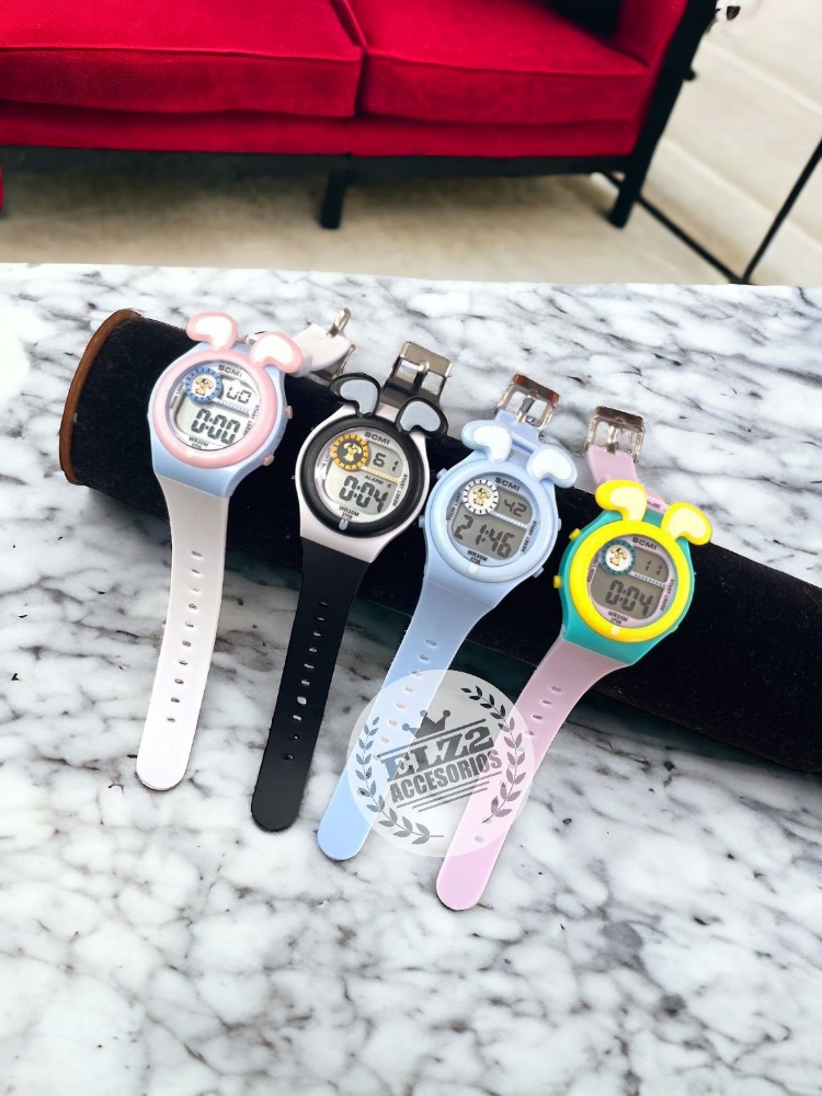 Reloj Digital Kawaii Perro con Luz Resistente al Agua - Imagen 2