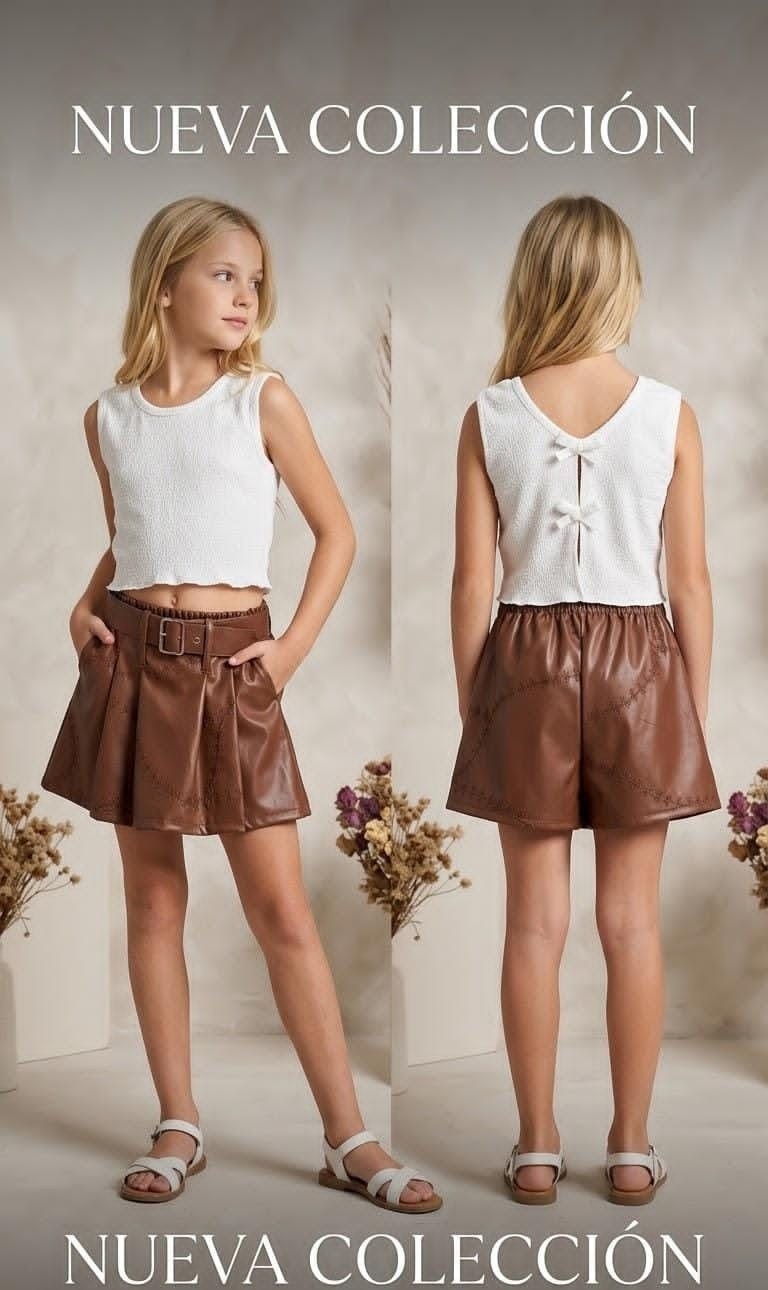 Short Pollera Bordada - Imagen 2
