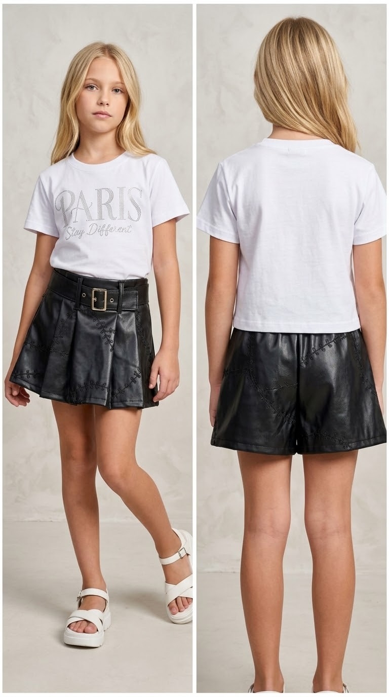 Short Pollera Bordada - Imagen 3