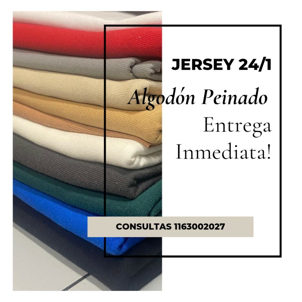 Jersey Algodón Peinado - Imagen 1