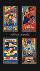 Toallones Infantiles de Microfibra
