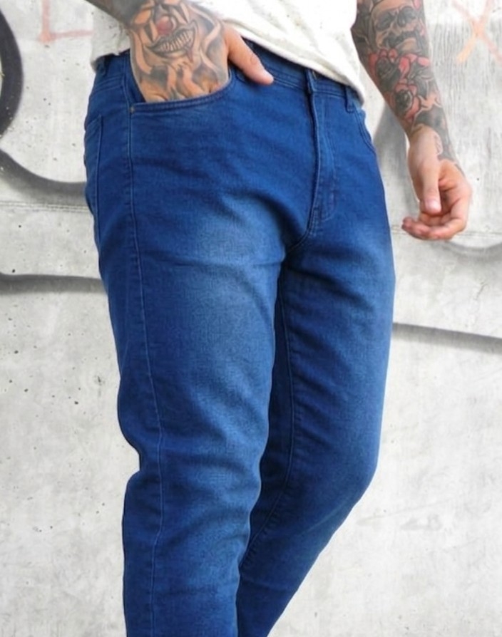 Pantalón Semi Recto/semi Chupin -jeans Elastizados - Imagen 2