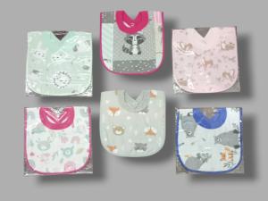 Baberos Pique y Plástico con Abrojo Pack X 6 Oferta - Miniatura 1