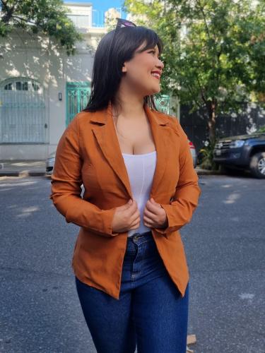 Blazer Bengalina con Bolsillos - Miniatura 2