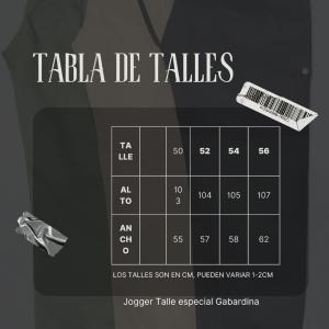 Jogger Talle Especial de Gabardina - Miniatura 3