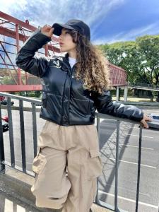 Campera Ecocuero Brillosa