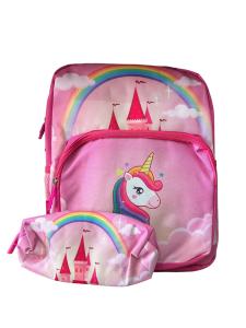 Mochila Unicorn Jardin Primaria, Vacaciones, Campamentos, Hermosos Diseños