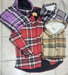 Camisaco con Capucha Paño con Corderito Overside