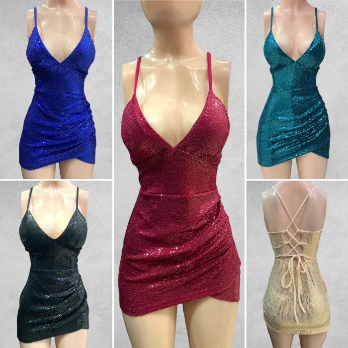 Vestido de Fiesta Lentejuela Corto