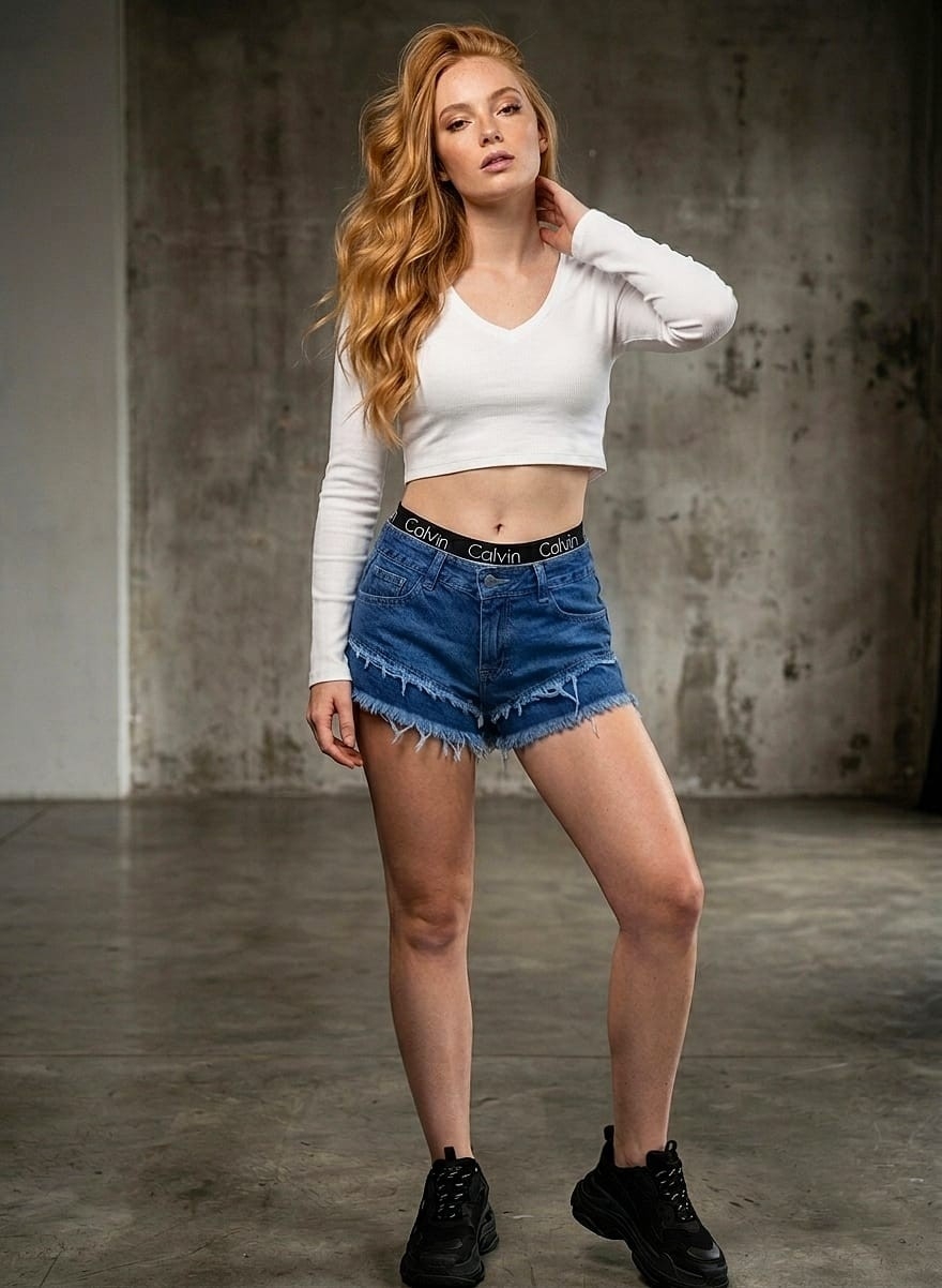 Jean Short Playero Calvin Klein Dama - Imagen 1