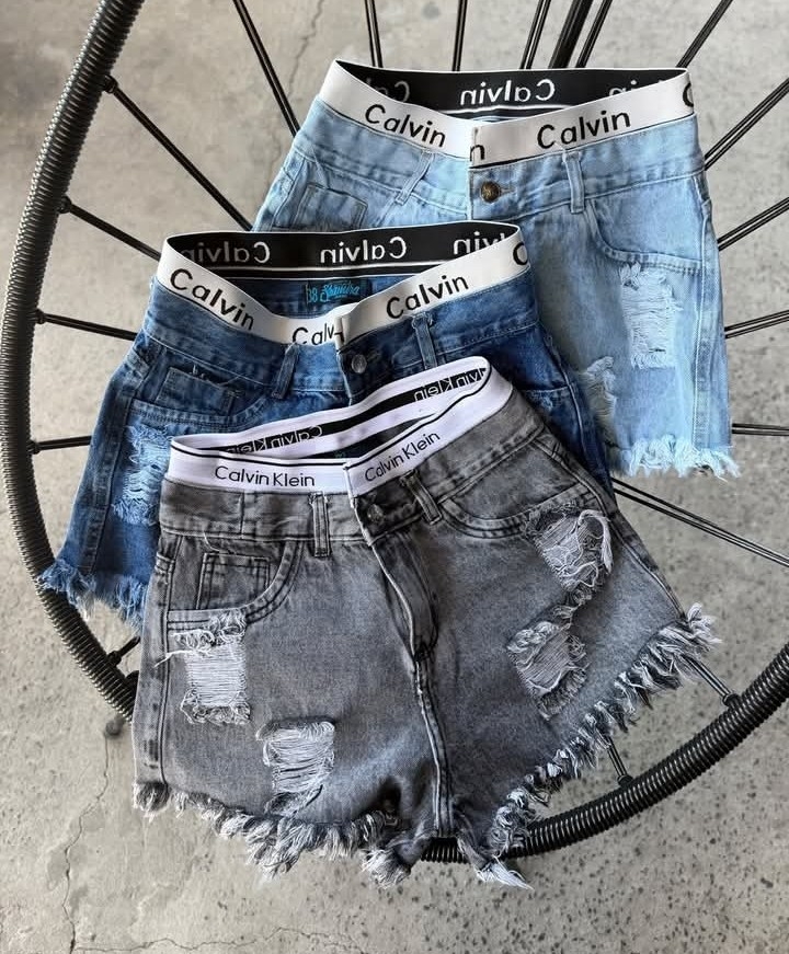 Jean Short Playero Calvin Klein Dama - Imagen 3