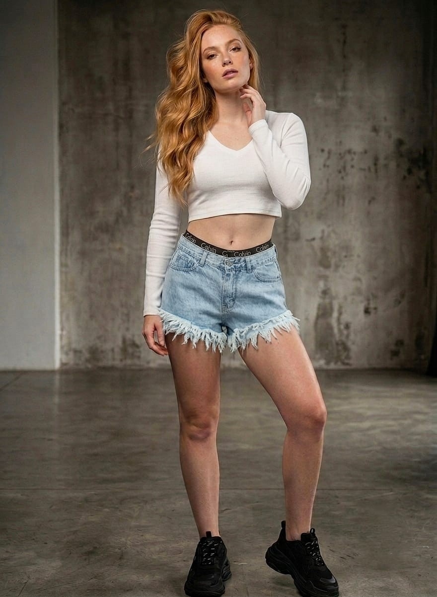 Jean Short Playero Calvin Klein Dama - Imagen 6