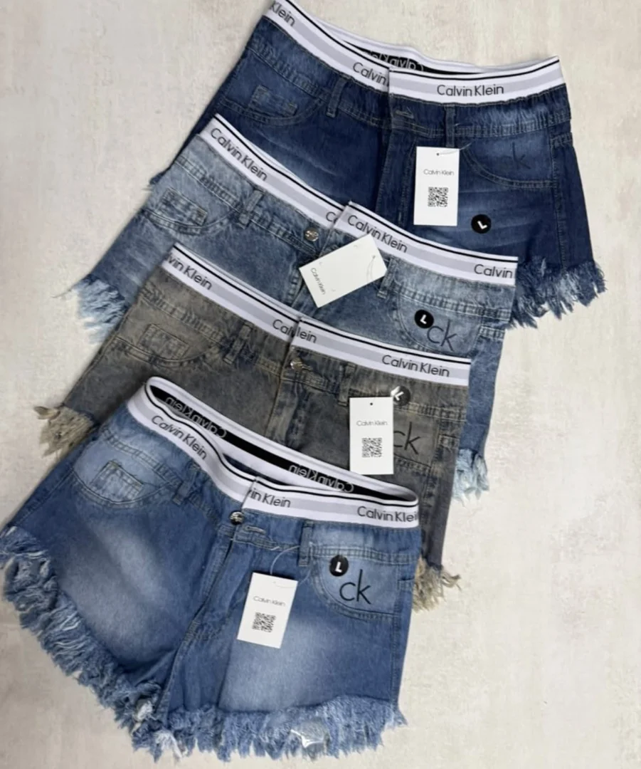 Jean Short Playero Calvin Dama - Imagen 6