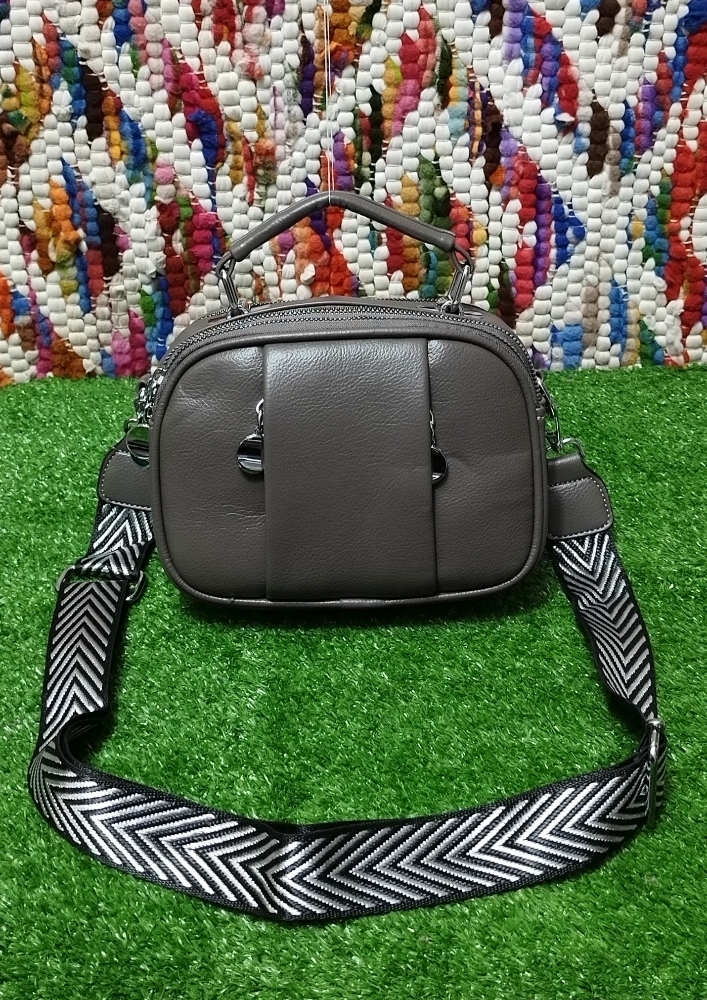Carterita Morral de Cuero Pu Excelente Calidad - Imagen 3