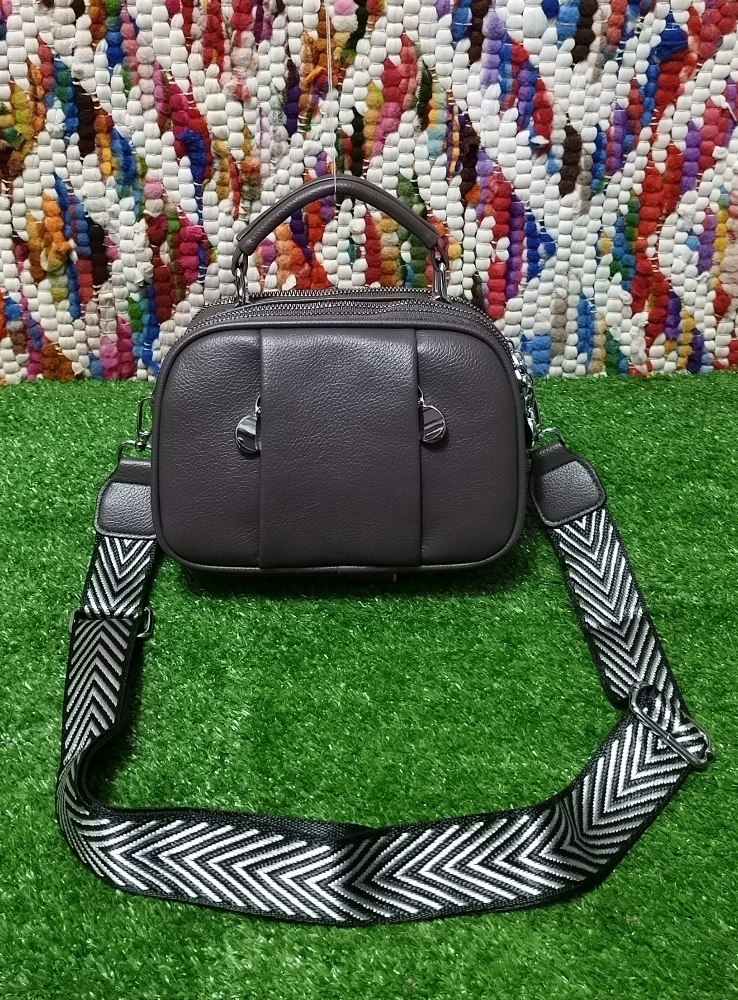 Carterita Morral de Cuero Pu Excelente Calidad - Imagen 5