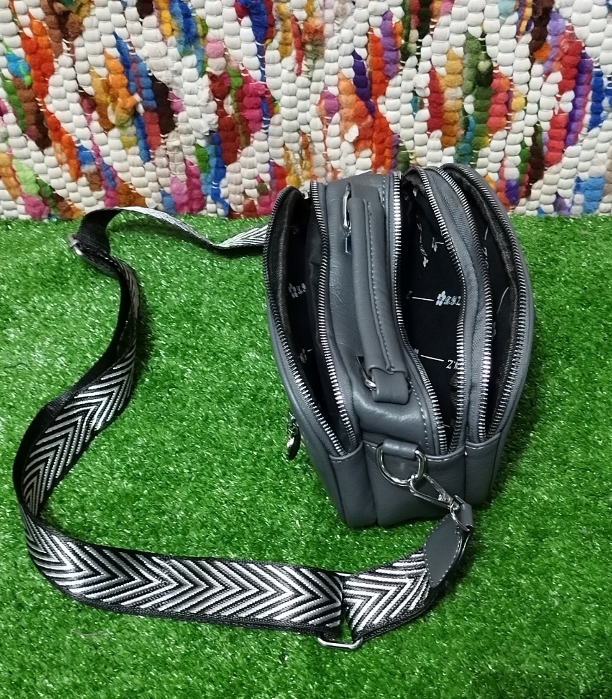 Carterita Morral de Cuero Pu Excelente Calidad - Imagen 7