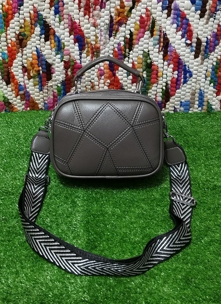 Carterita Morral de Cuero Pu Excelente Calidad - Imagen 1