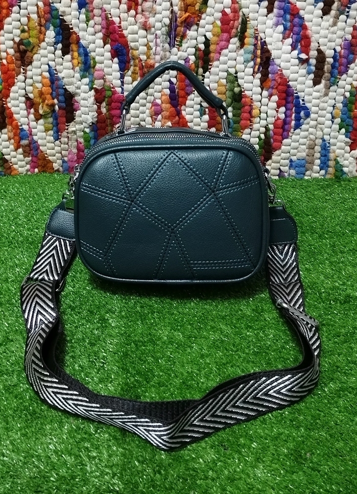 Carterita Morral de Cuero Pu Excelente Calidad - Imagen 4