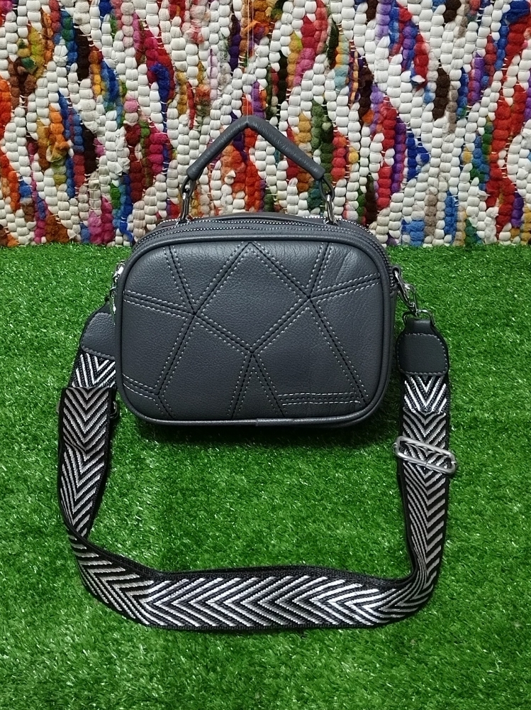 Carterita Morral de Cuero Pu Excelente Calidad - Imagen 3