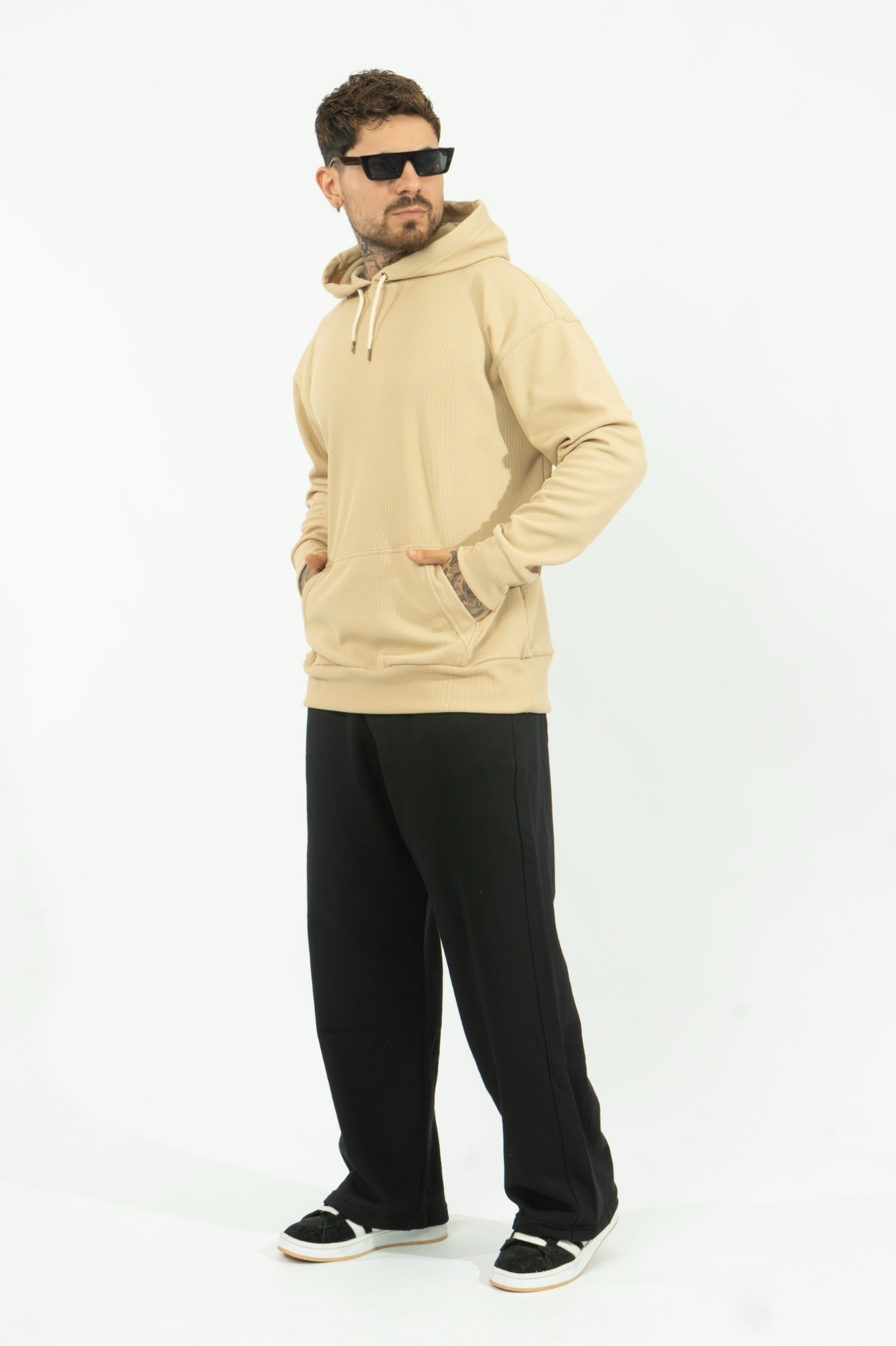 Buzo Wafle Oversize - Imagen 3