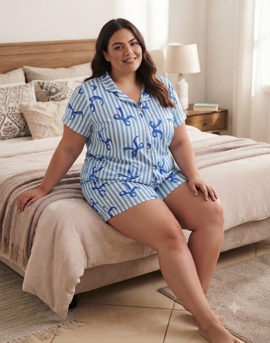 Pijamas Camiseros Talles Especiales (ññ) - Imagen 2