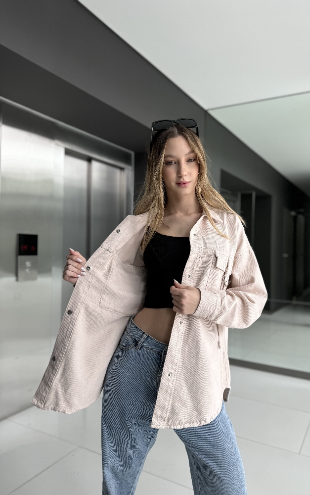 Camisaco Jeans "alejandra " - Imagen 2