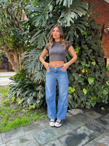 Baggy Jeans "canada" C/parches Estrellas