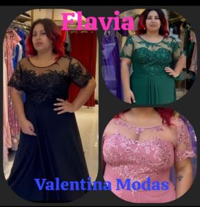 Vestidos 3/4 de Dama Talla Especial - Miniatura 6