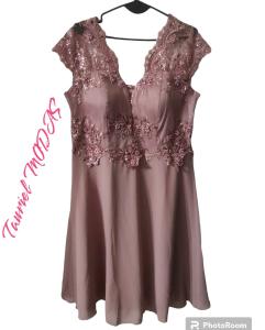 Vestidos 3/4 de Dama Talla Especial - Miniatura 3