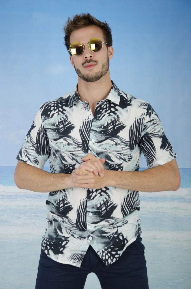 Camisas Hawaianas Manga Corta - Imagen 2