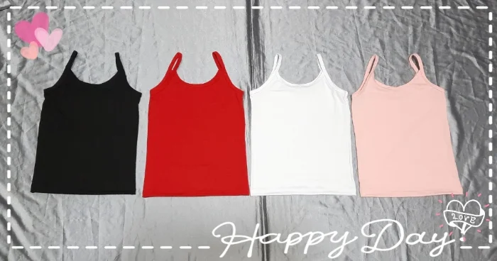 Musculosa Bretel de Modal con Lycra de Niña