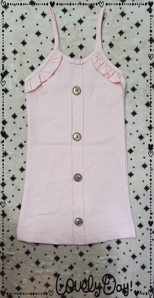 Vestido Bengalina con Botones y Volados - Imagen 2