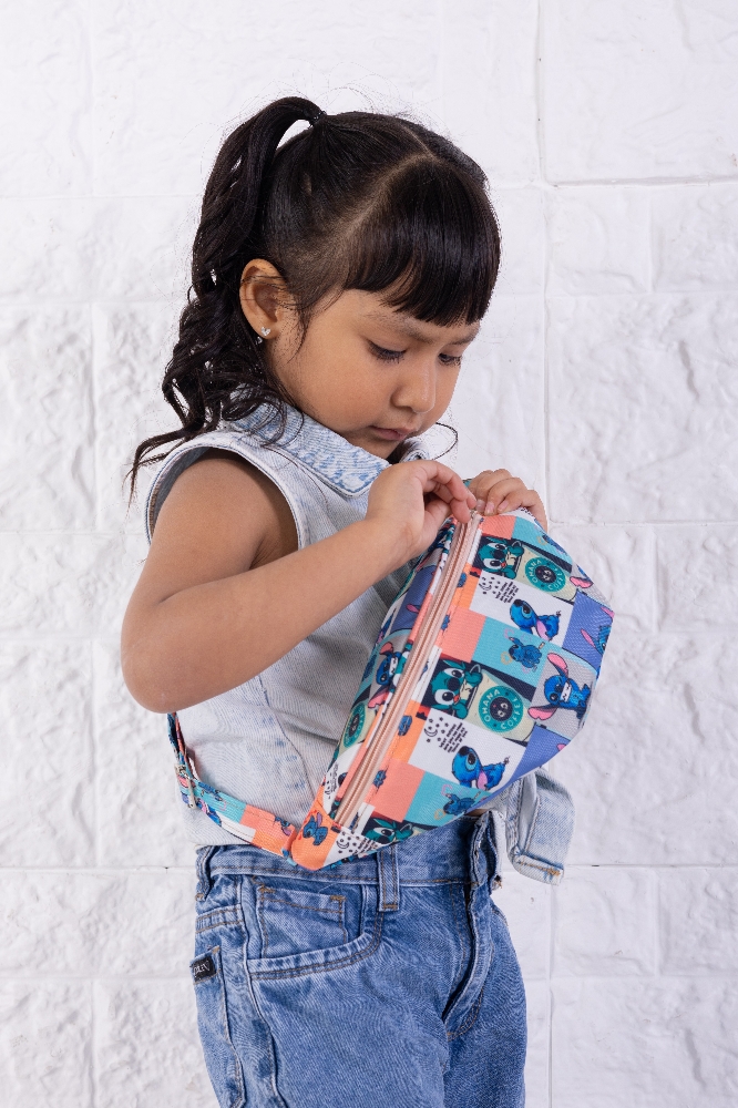 Riñoneras Nenas Nenes Infantiles Personajes Sublimada Urbana Tendencia Liviana Cómoda - Imagen 2