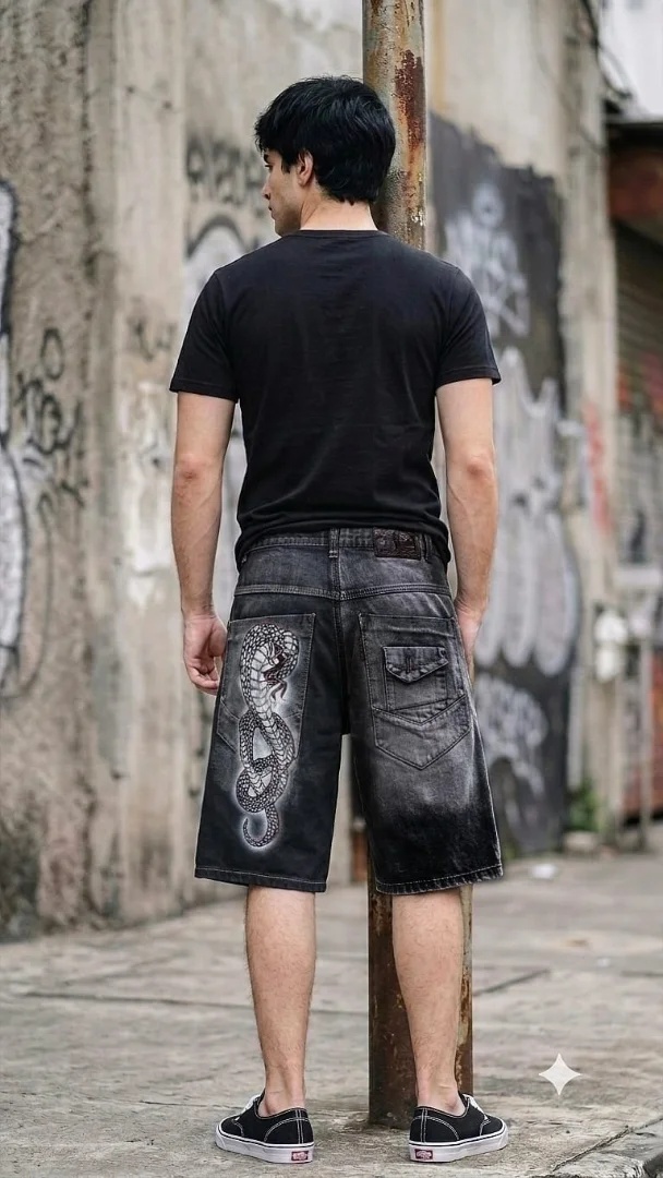 Bermuda Jean Baggy Chilenos Surtidos Hombre - Imagen 9