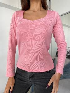 Remera Corazón Corte Espejo