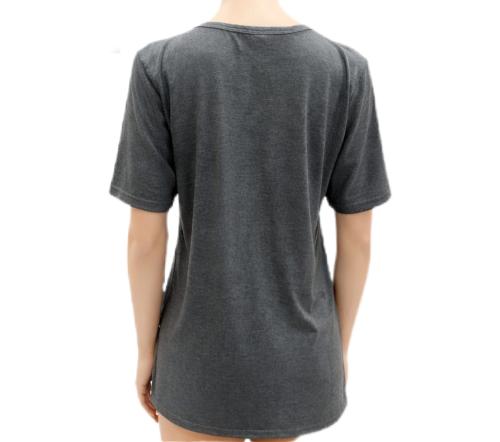 Remera Modal Encaje Botones Colores Dama - Miniatura 2