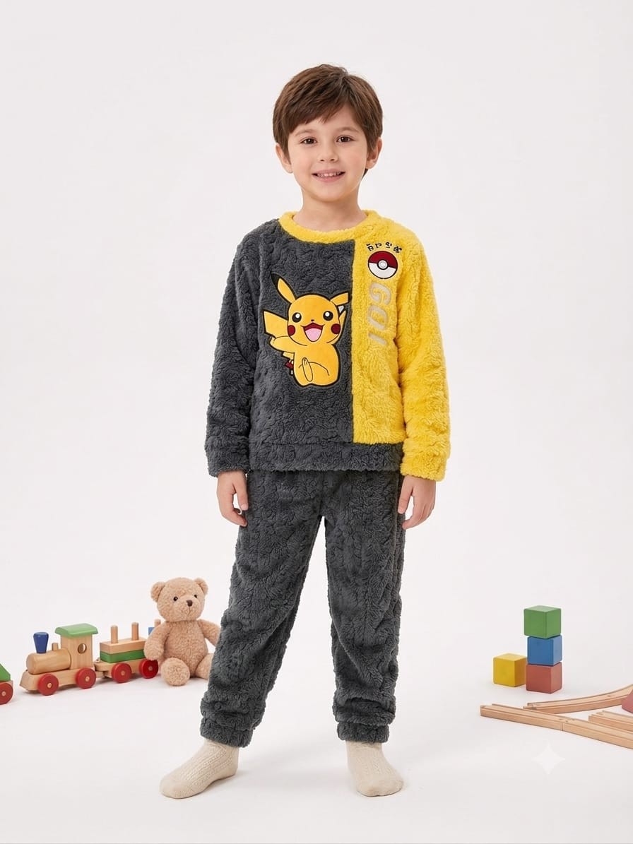 Conjunto Niño Juvenil Toalla Polar Pijama - Imagen 1