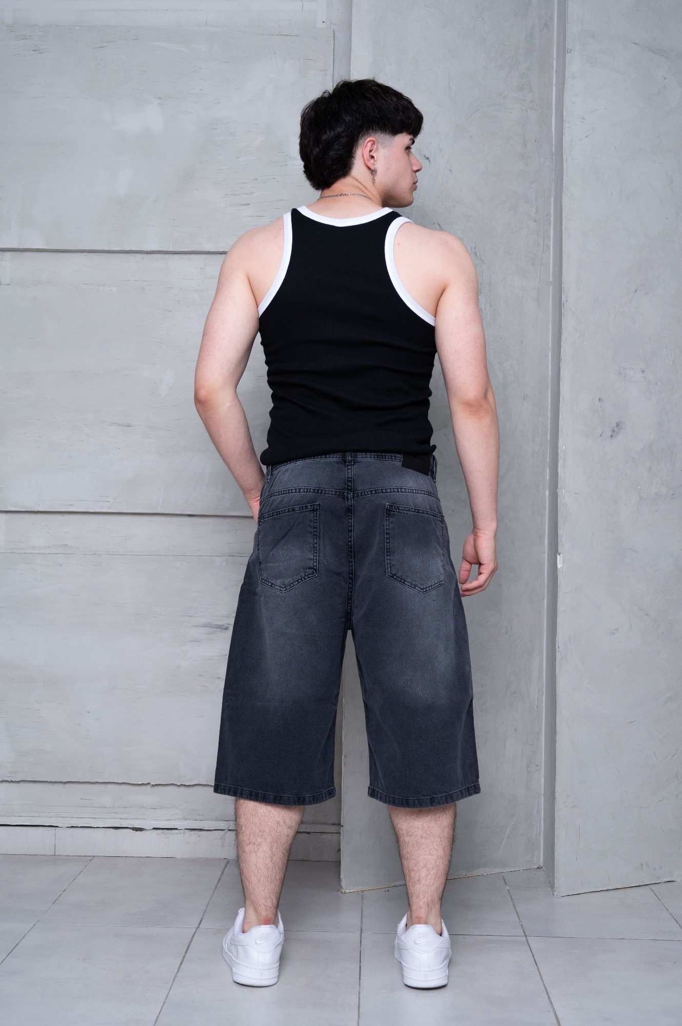 Bermuda Jean Baggy Colores Hombre - Imagen 7