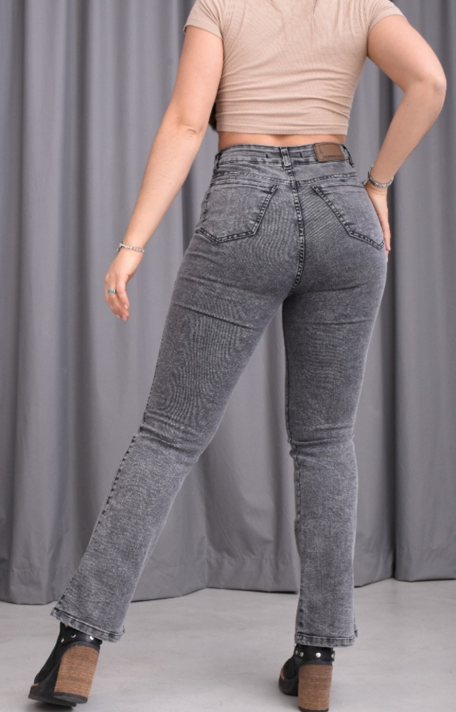 Jean Oxford Gris Mujer Elastizado - Imagen 3