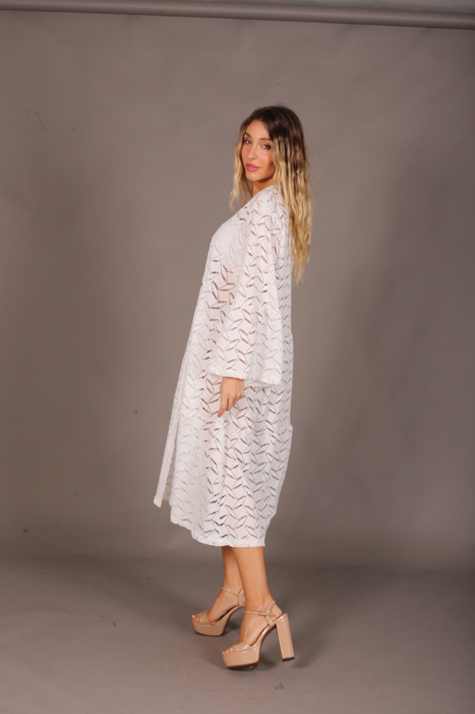 Kimono Crochet - Hojas - Imagen 2