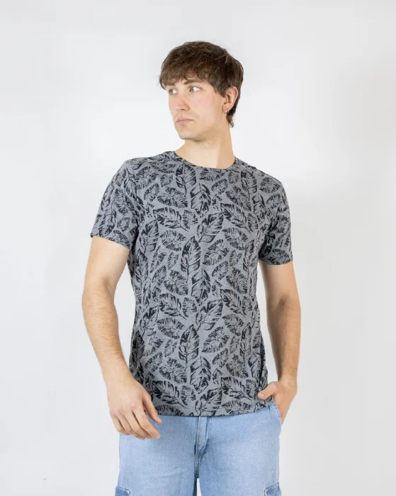 Remera de Algodón Estampada