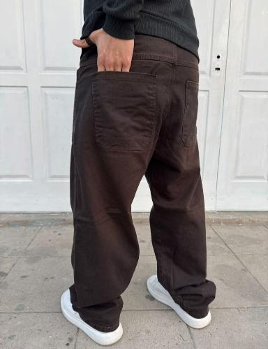 Jean Baggy Chocolate Marrón Hombre - Miniatura 2