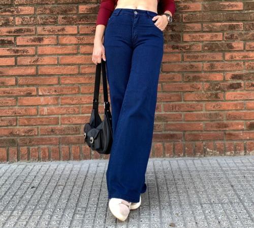 Jean Wide Leg Índigo (tiro Medio) - Miniatura 2