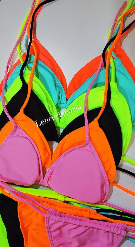 Bikini Triángulo con Tiras Largas Less Regulable (60003) - Imagen 5