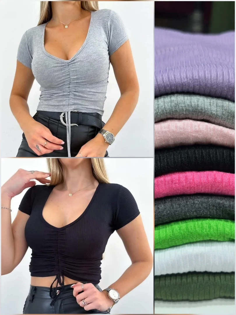 Remera con Frunce - Imagen 1